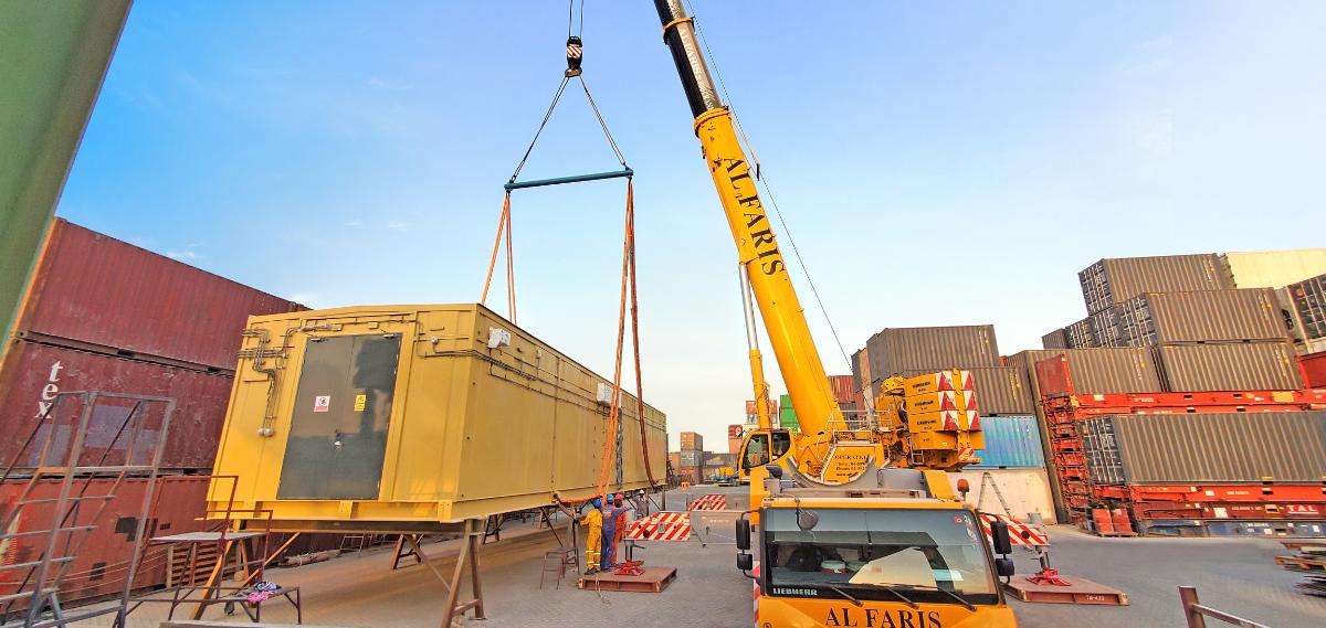 Lifting Spreader for Modular Steel units