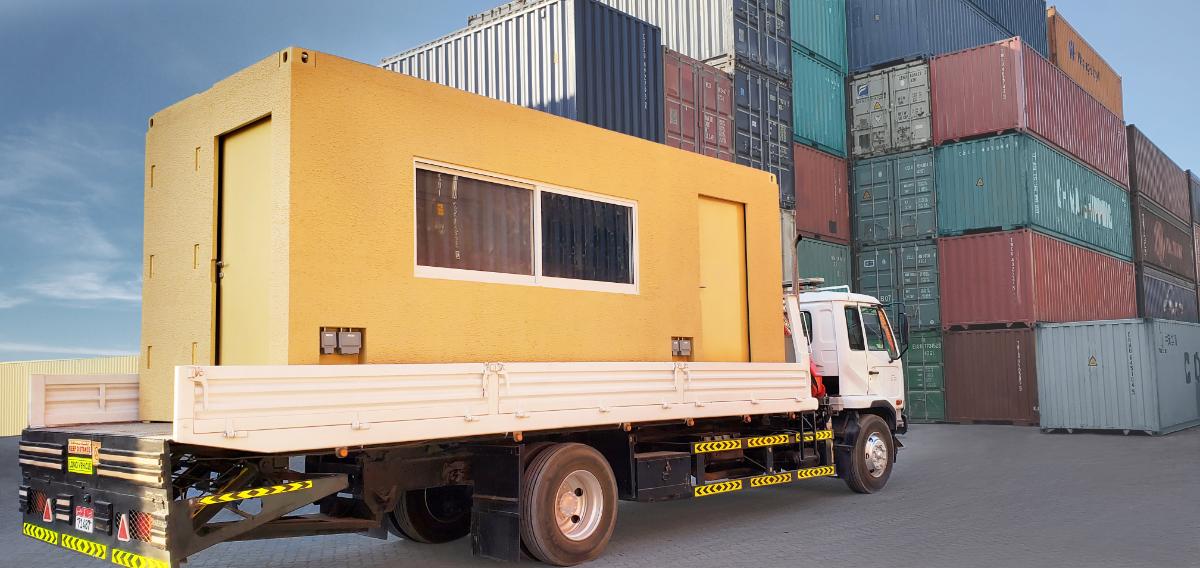 20ft shipping container Modified to command unit