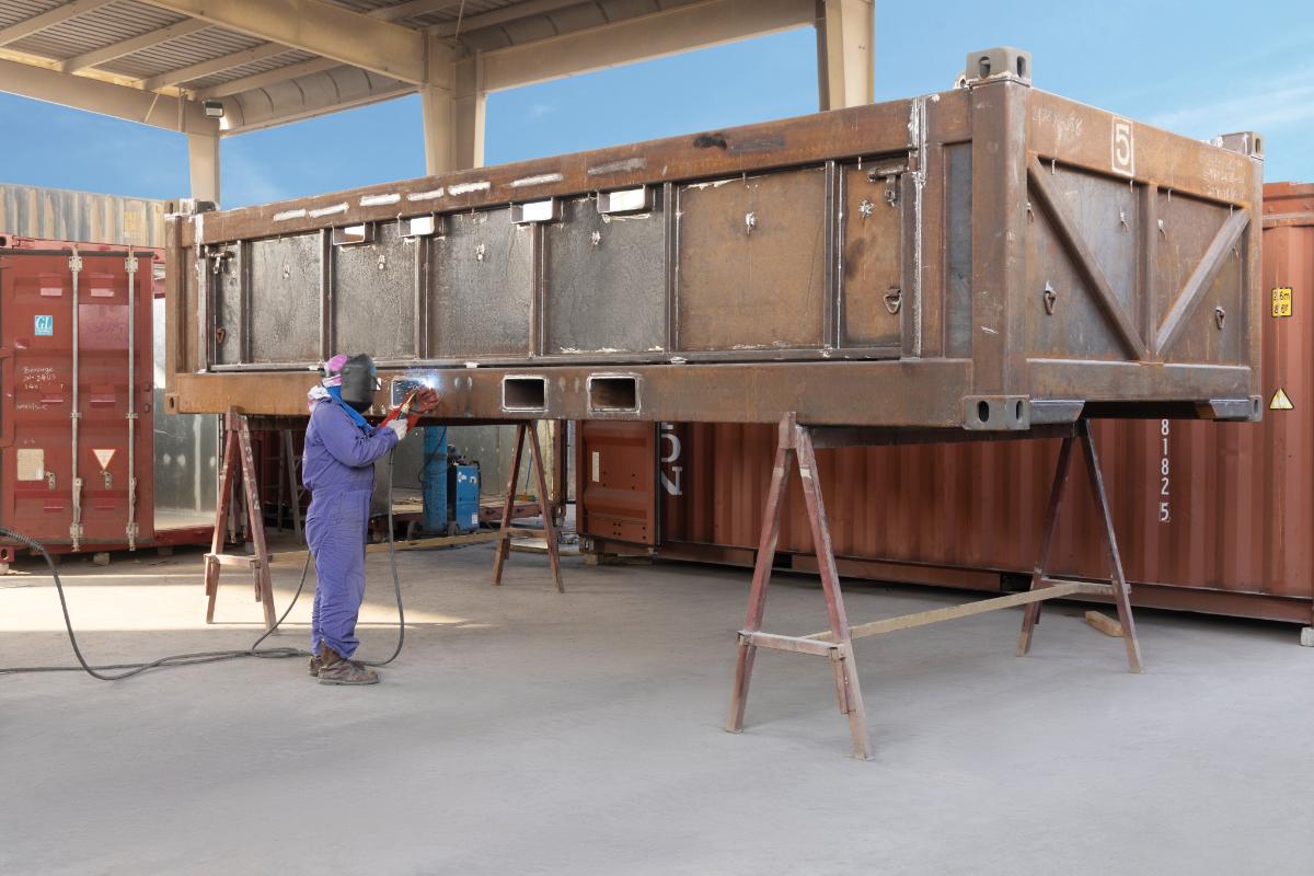 20ft Offshore basket Manufacturing at Dubai facility